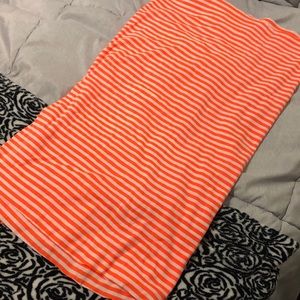 Neon Orange Infinity Scarf